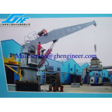 16T/9M Hydraulic Fixed Boom Marine Ship Deck Cargo Crane